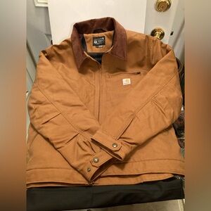 Carhartt Men's 013828-M Brown Duck Detroit Jacket Size XL - New Without Tags